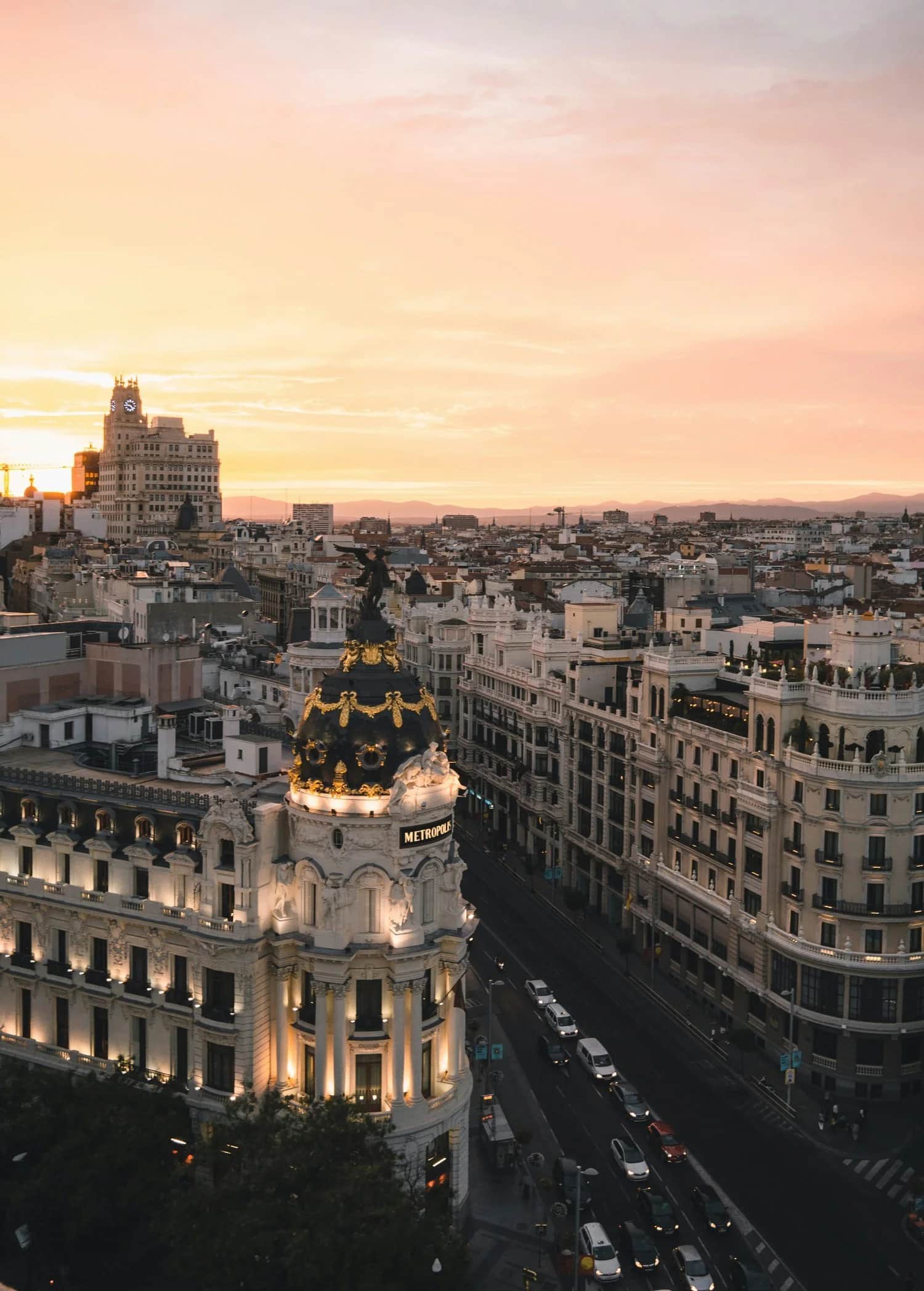 Vista de Madrid, España